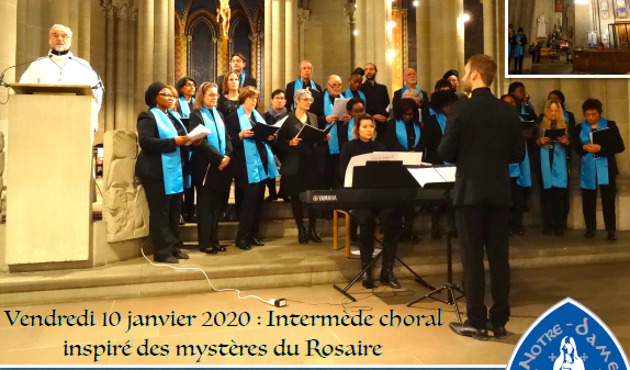 Intermède choral par le chœur de Notre-Dame – 10 janvier